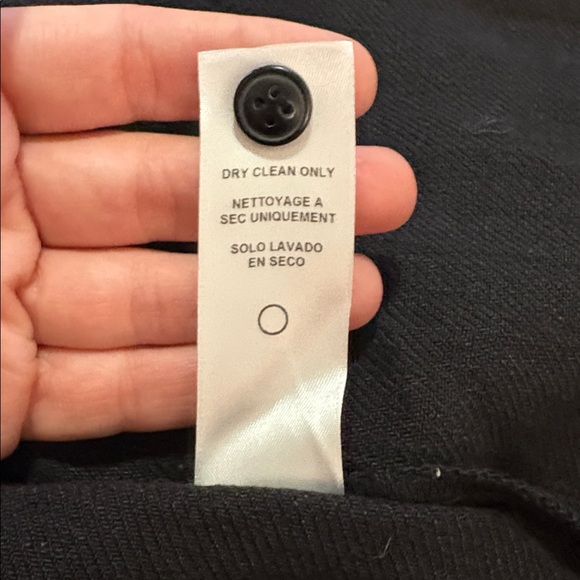 Frame Linen Belted Wrap Jacket in Black SZ M EUC - Picture 7 of 7